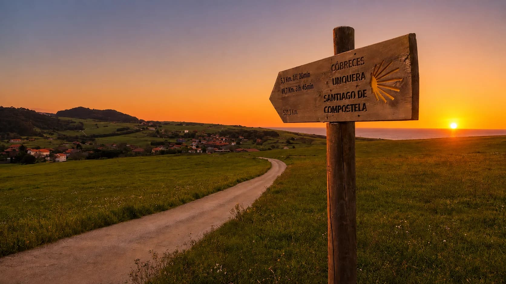 Camino de Santiago a su paso por Cantabria